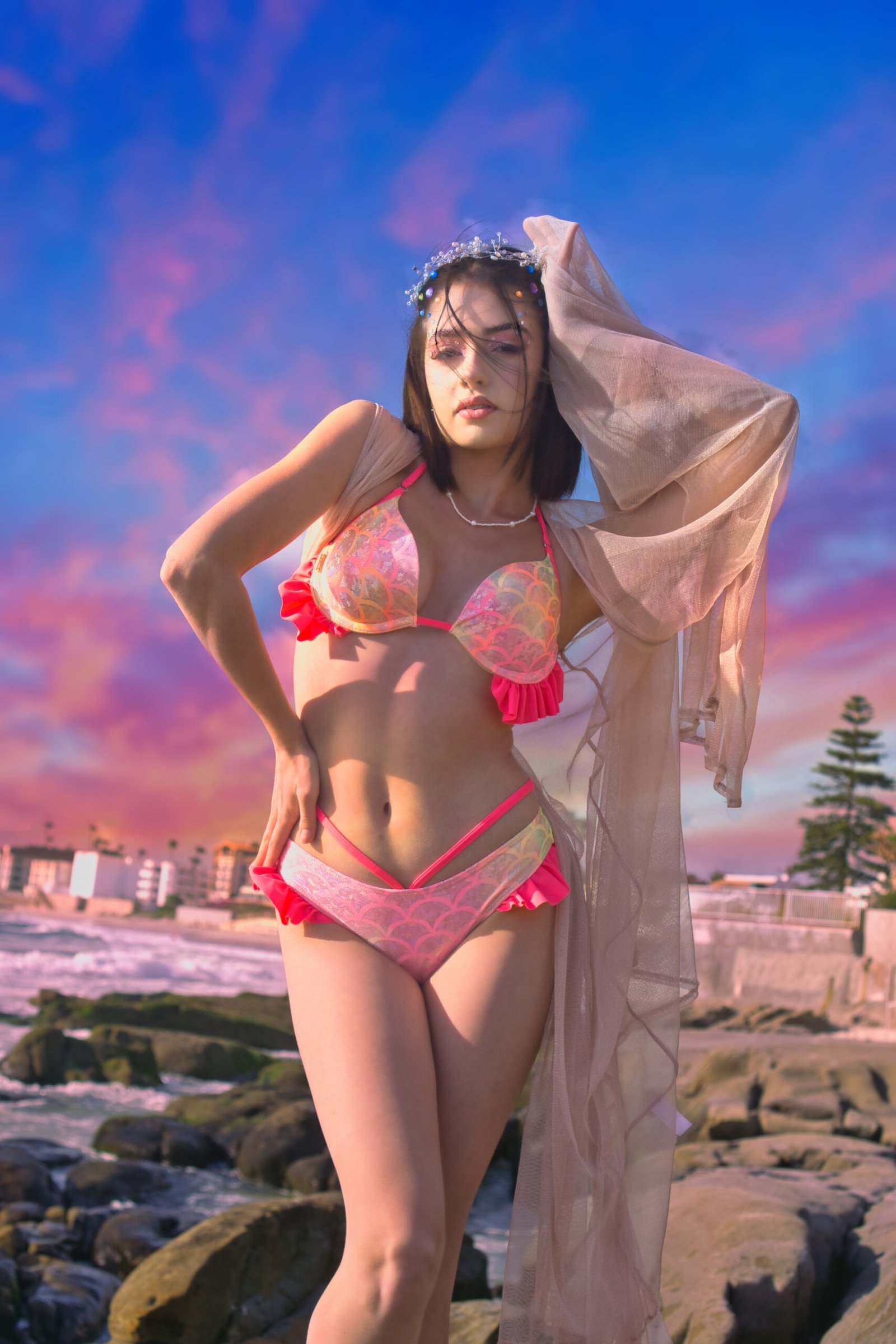 Coral Nymph Push-Up BRA | CALYPSO - Image 9