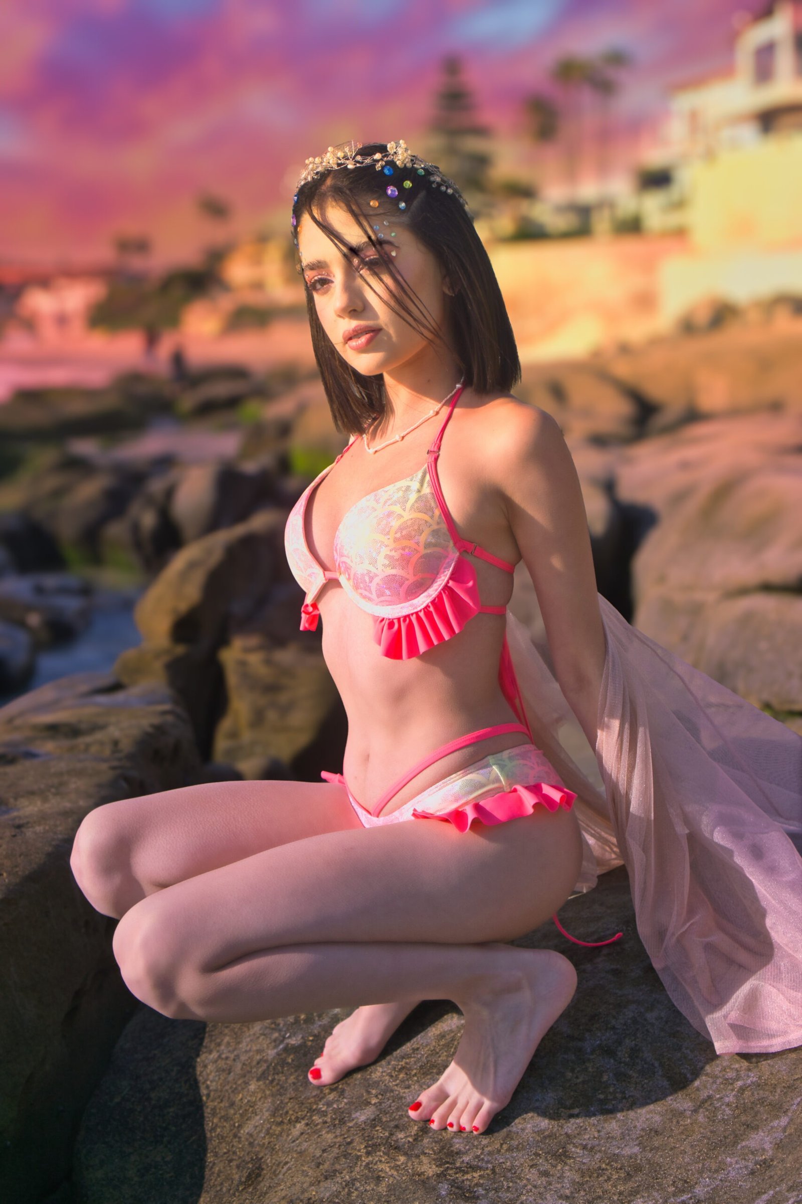 Coral Nymph Push-Up BRA | CALYPSO - Image 3
