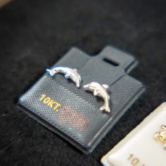 Silver Dolphin Earrings