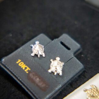Silver Turtle Earrings