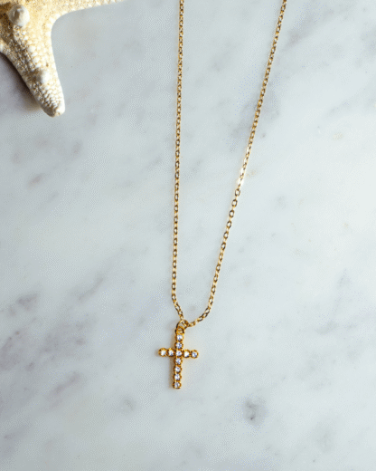 Petite Cross Necklace | Jewelry