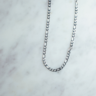Collar plata eslabones simple