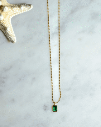 Green Zirconia Necklace | Jewelry