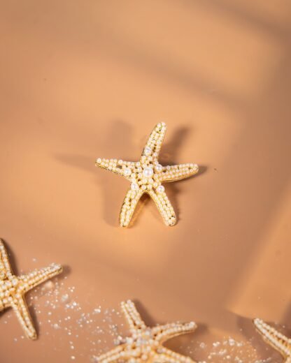 Pearl Star Hair Clip