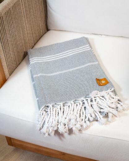 Moonlit Turkish Beach Towel | Resort Essential