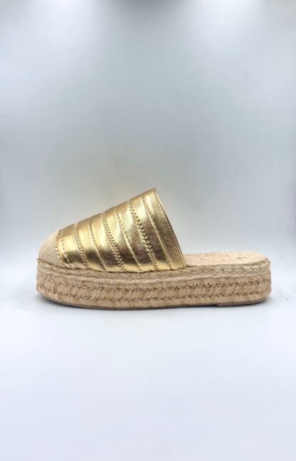 Grecia Oro Espadrilles | Made in Mexico