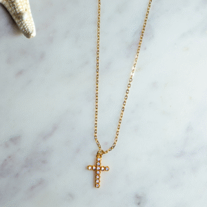 Collar cruz peque?a