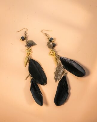 Midnight Plumage Earrings | Jewelry