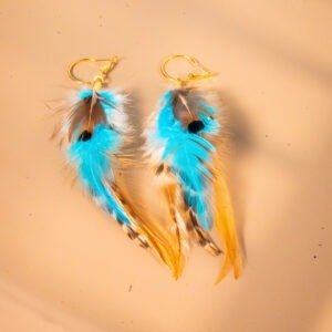 Ocean Feather Earrings | ACCESORIES