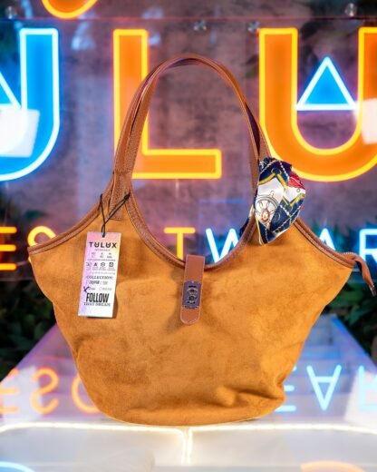 Moon Glow Suede Bag | Accessories