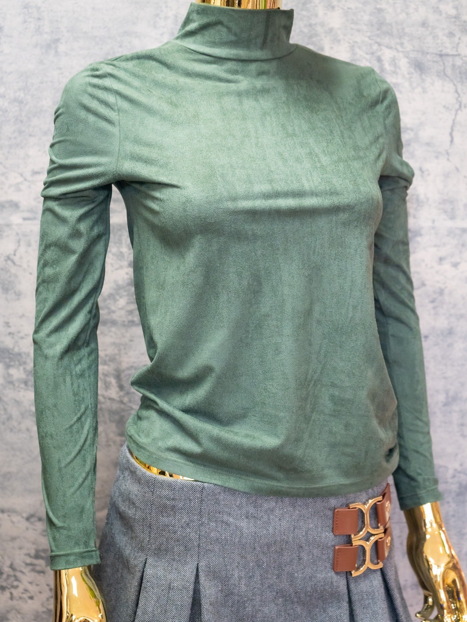 Gray Mini skirt pleated | RESORT WEAR - Image 5