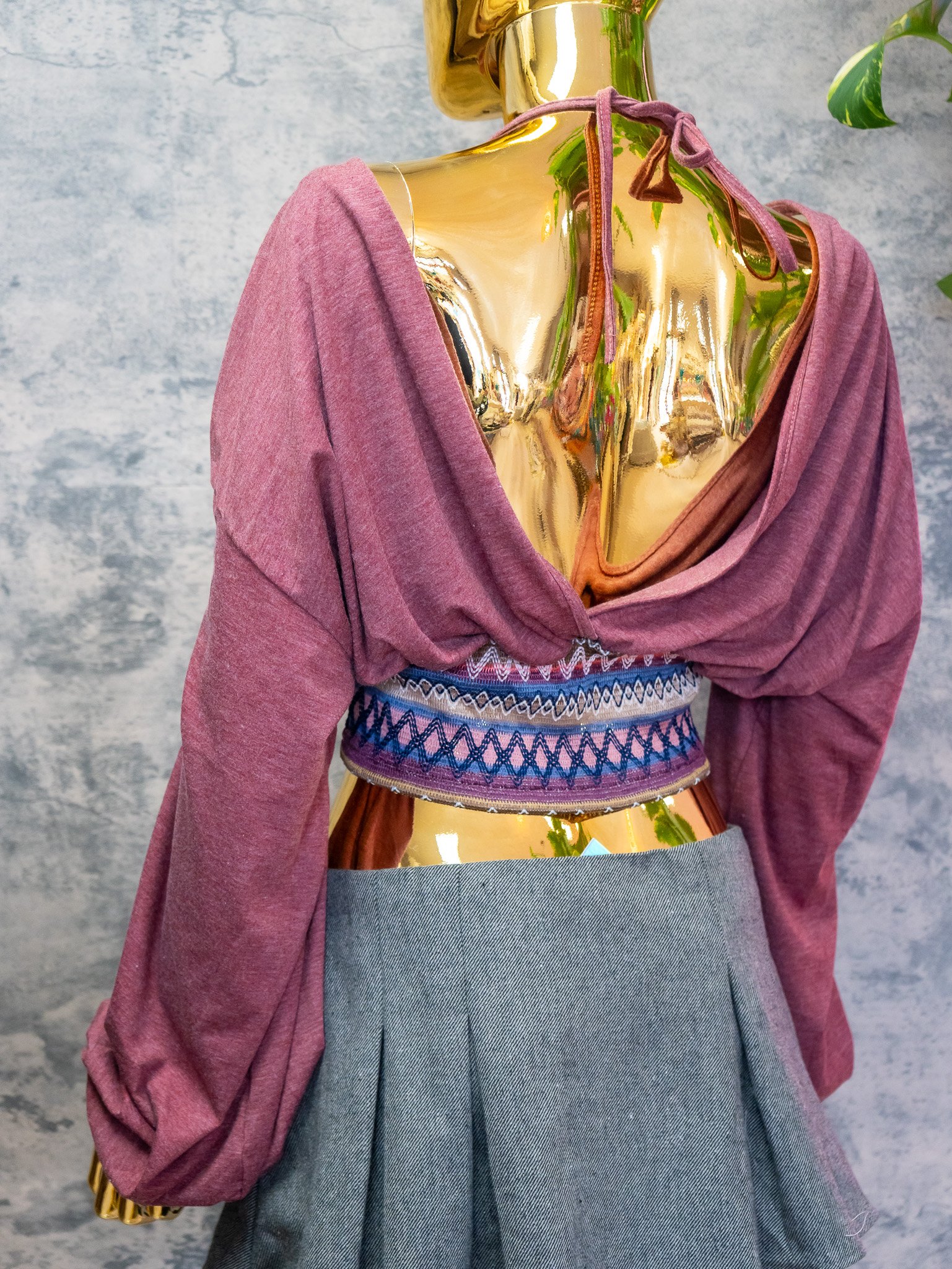 Olive Whisper blouse | RESORT WEAR - Image 2