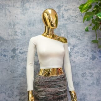 Cream Slim Sand Top | Resort Wear