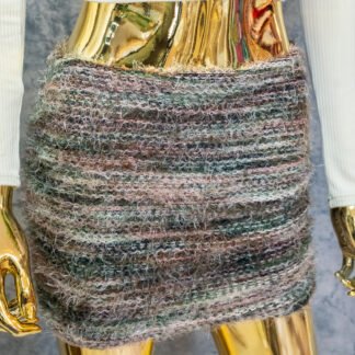 Sexy fur mini skirt | RESORT WEAR