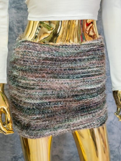 Faux Fur Mini Skirt | Resort Wear