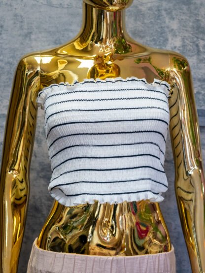 Striped Crop Top | Resort Wear