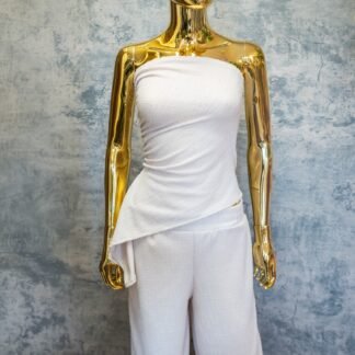 Cream Beach Towel Top | Resort Wear