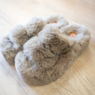 doble band slippers beige  | SHOES