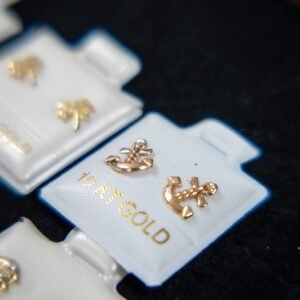 Anchor Stud Earrings ? 10K Gold
