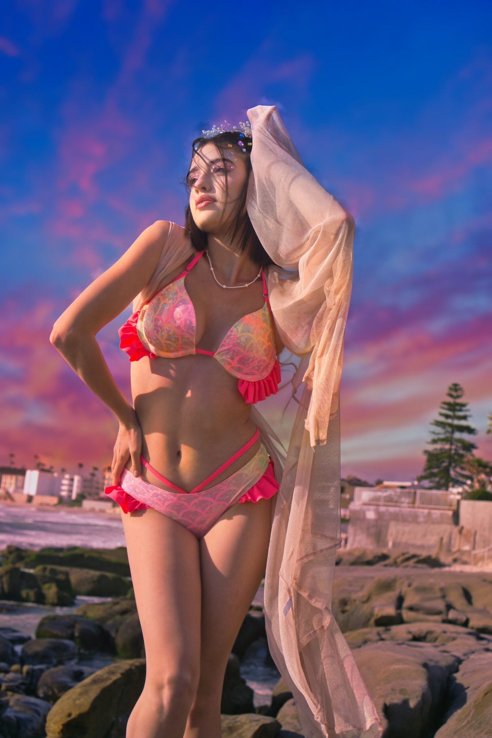 Coral Nymph Push-Up BRA | CALYPSO - Image 6