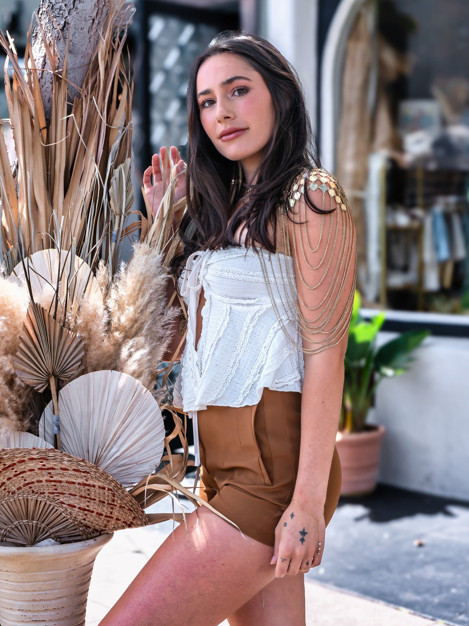 Palm Glow croptop | RESORT WEAR - Image 3