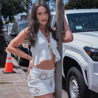 Tropic Poise skirt  | RESORT WEAR