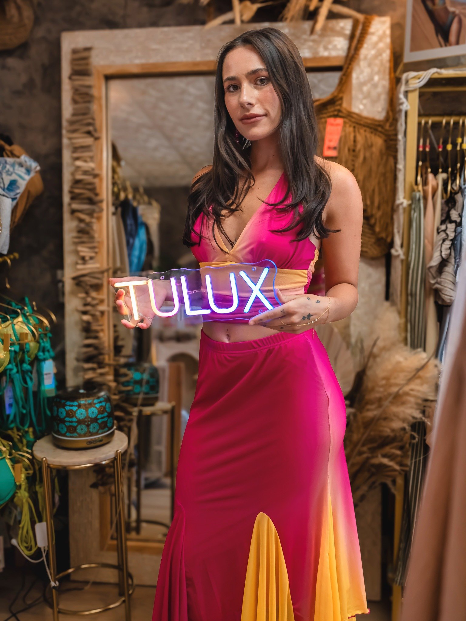 Ethereal Flame set skirt and top | RESORT WEAR - Image 4