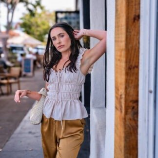 Sunlight Whisper blouse  | RESORT WEAR