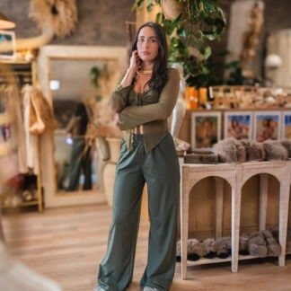 Green pants