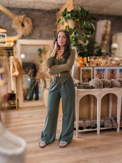 Emerald Drift Pants | Resort Wear