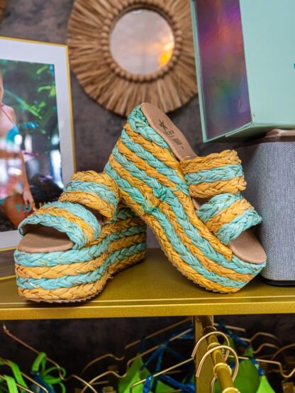 Yellow Wedge Espadrilles | Made in Mexico