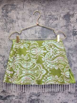 Jade Paisley skirt (1)